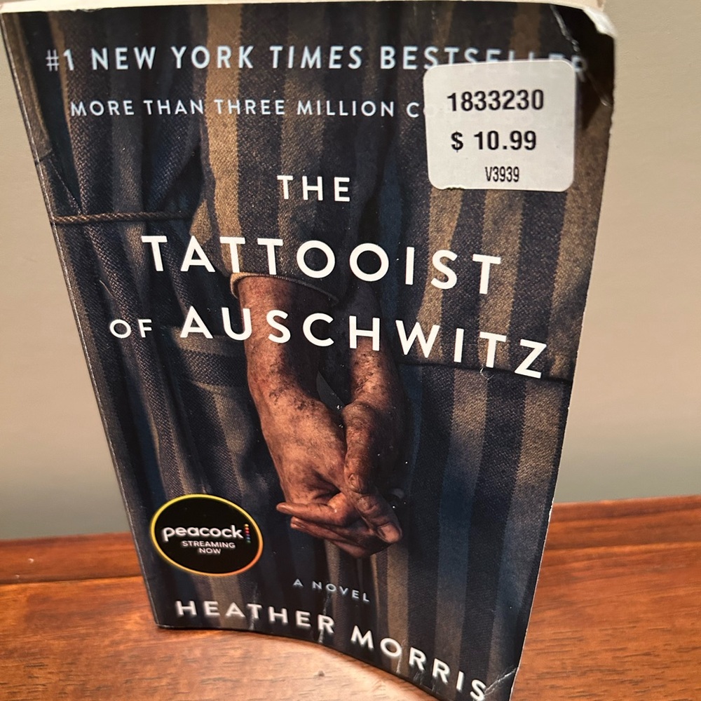 New York Times Bestseller “The Tattooist of Auschwitz” by Heather Morris